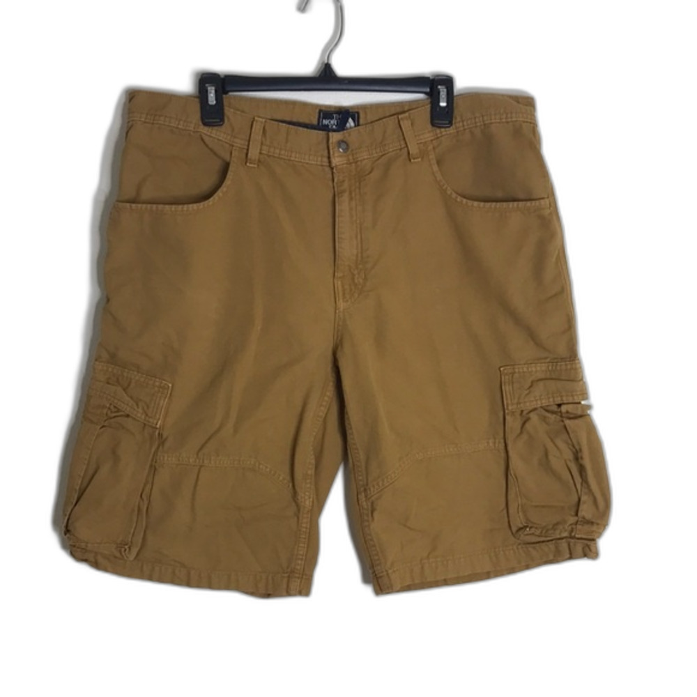 The North Face Men's Cargo Shorts Outdoor Hiking Brown 38 Long